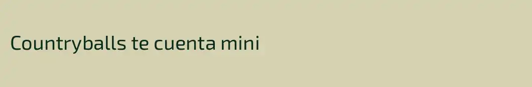 Countryballs te cuenta mini
